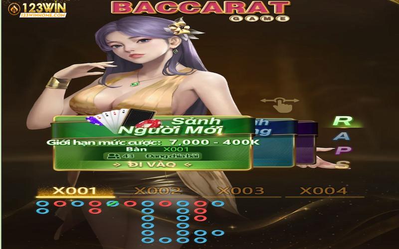 Cần nắm rõ quy định rút bài khi chơi Baccarat 123Win