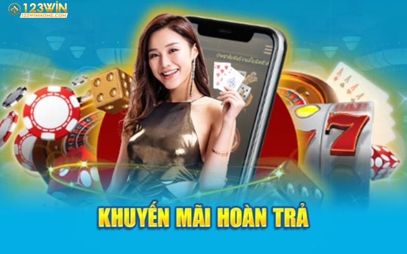 Chương trình hoàn trả ấn tượng tại 123Win